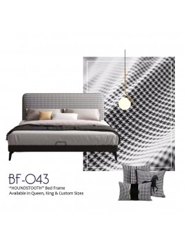 BF-043 HOUNDSTOOTH Bed Frame