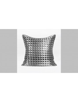 PW-016 Pillow Cover - Silver Metal