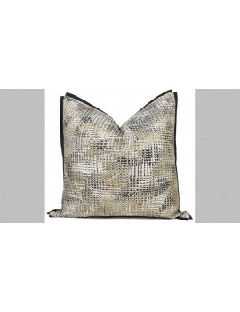 PW-028 Pillow Cover - Gold Puzzle