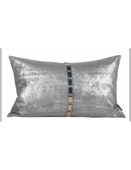 PW-038 Pillow Cover - Metallic Chain